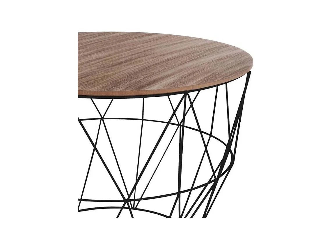 Table basse D56 Atomic noir Atmosphera - Noir