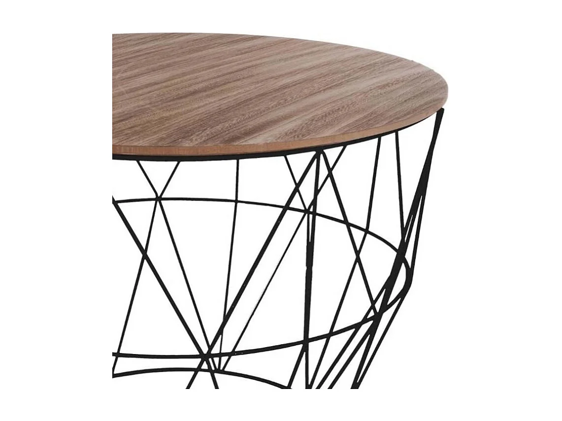 Table basse D56 Atomic noir Atmosphera - Noir