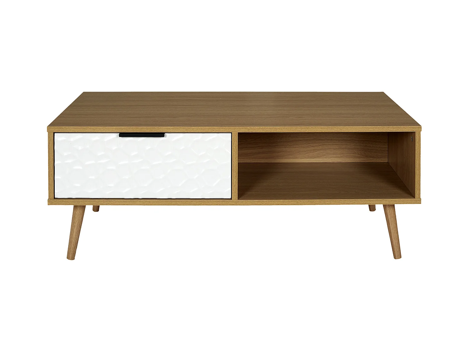 Table Basse Sven Marron, Blanc