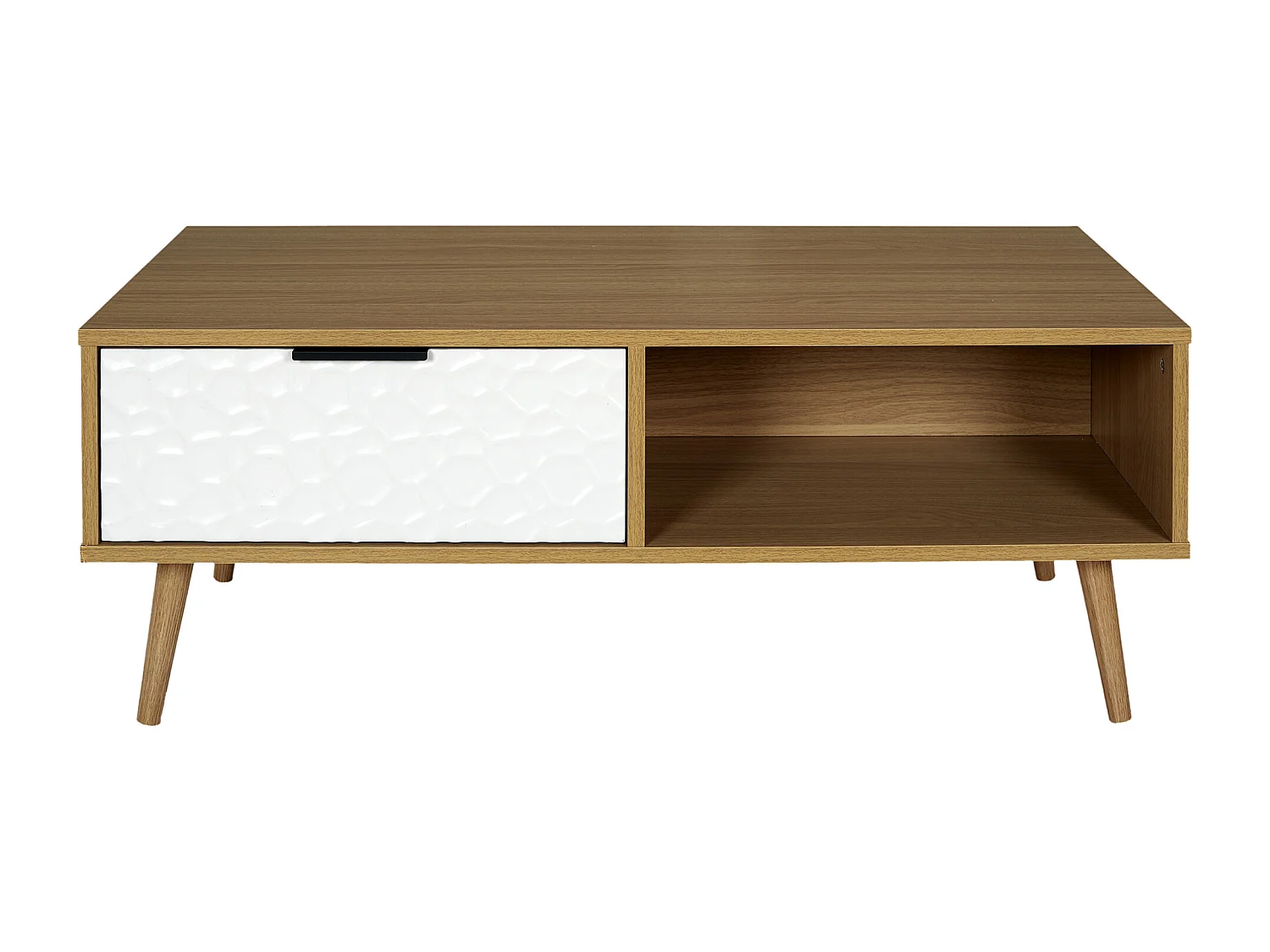 Table Basse Sven Marron, Blanc