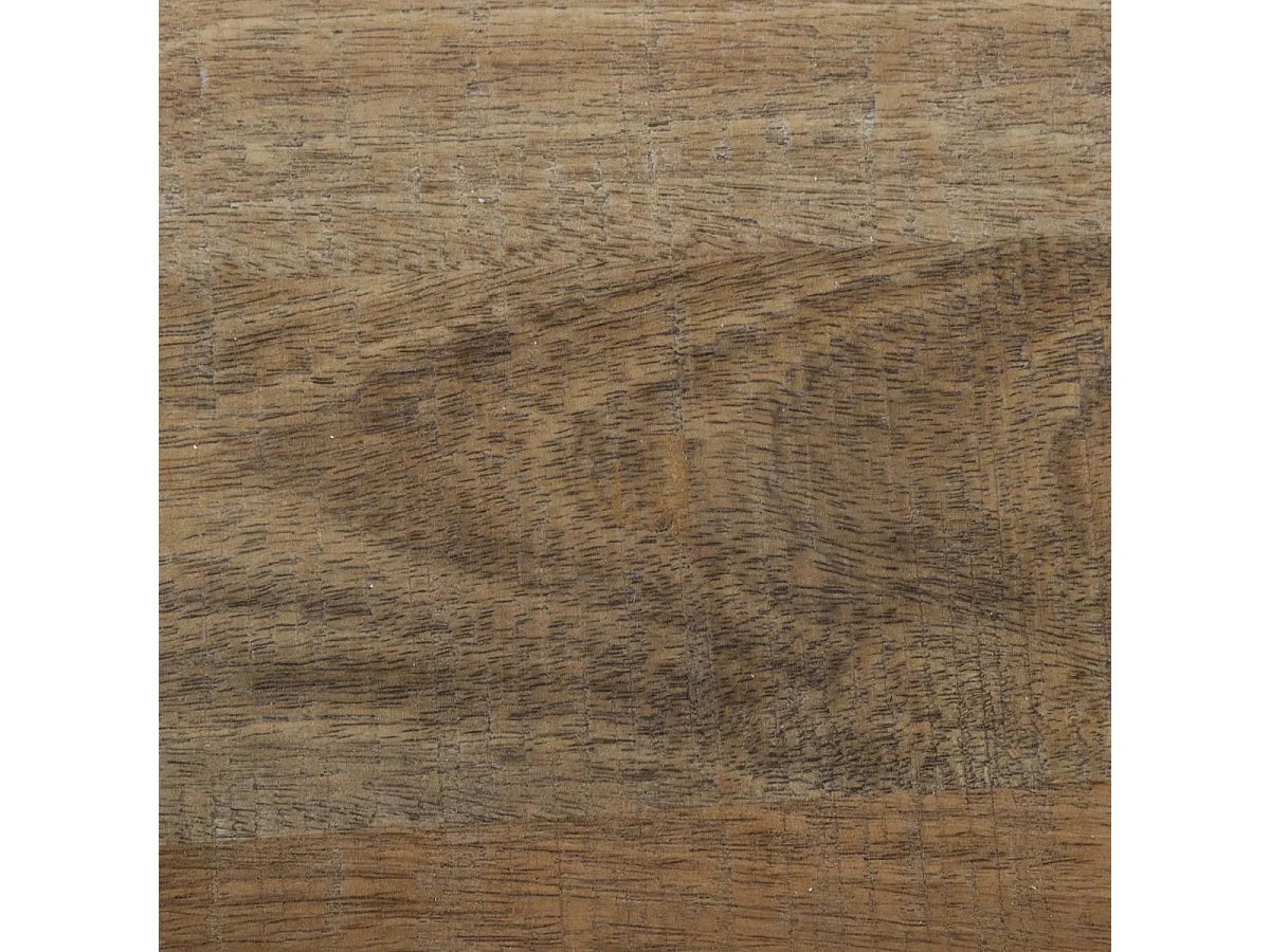 Table Basse à Roulettes en Bois "Til" 117cm Naturel