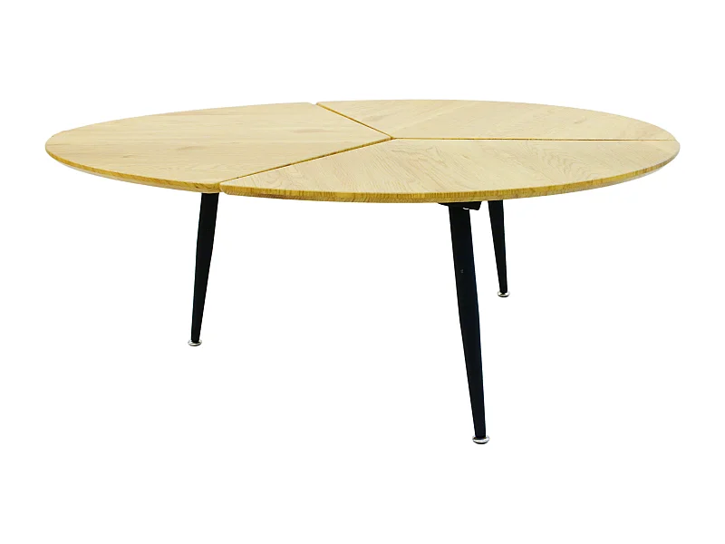 Table Basse Miller Beige, Noir