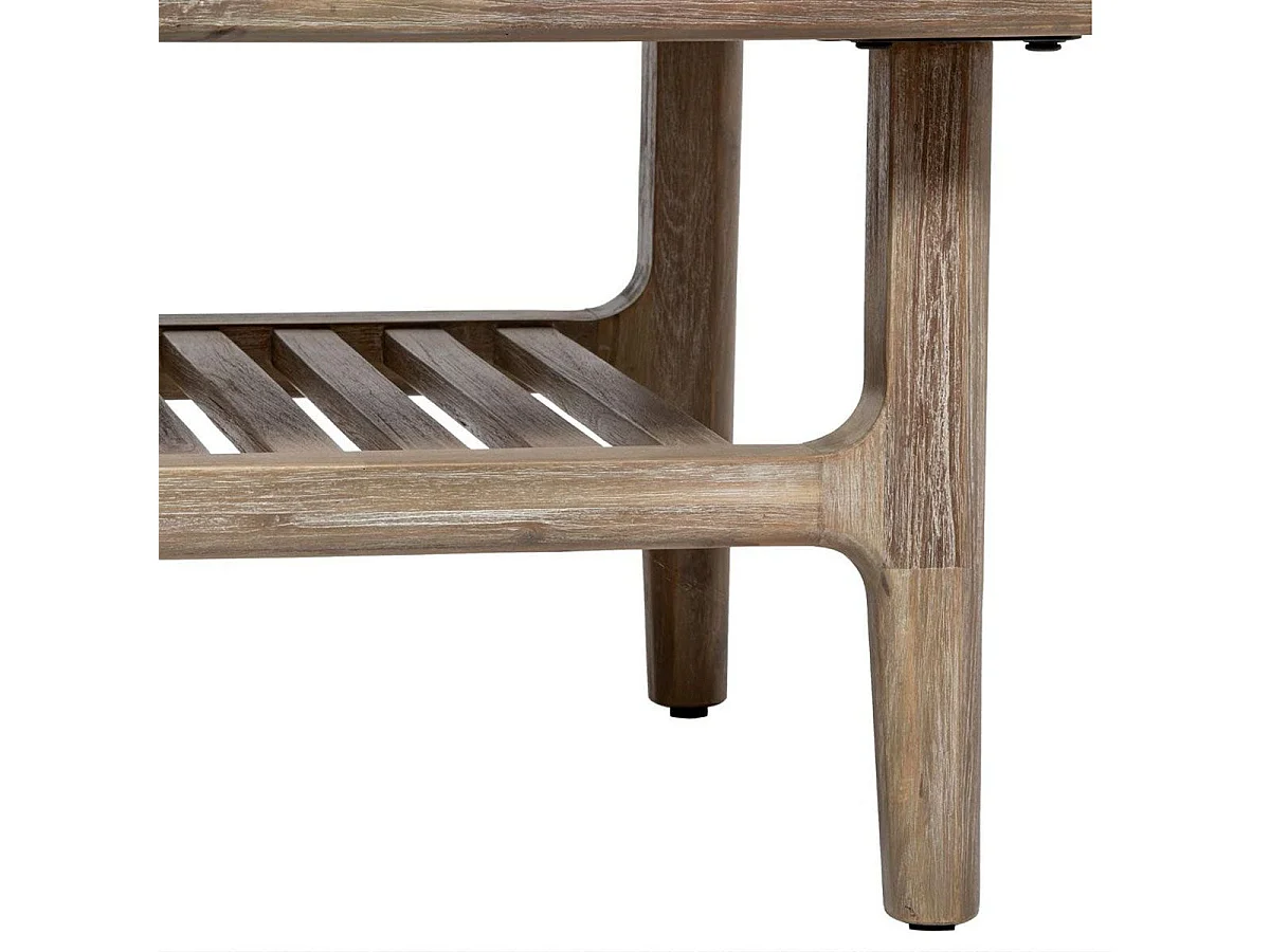 Table Basse 1 Niveau Bois "Banila" 120cm Naturel