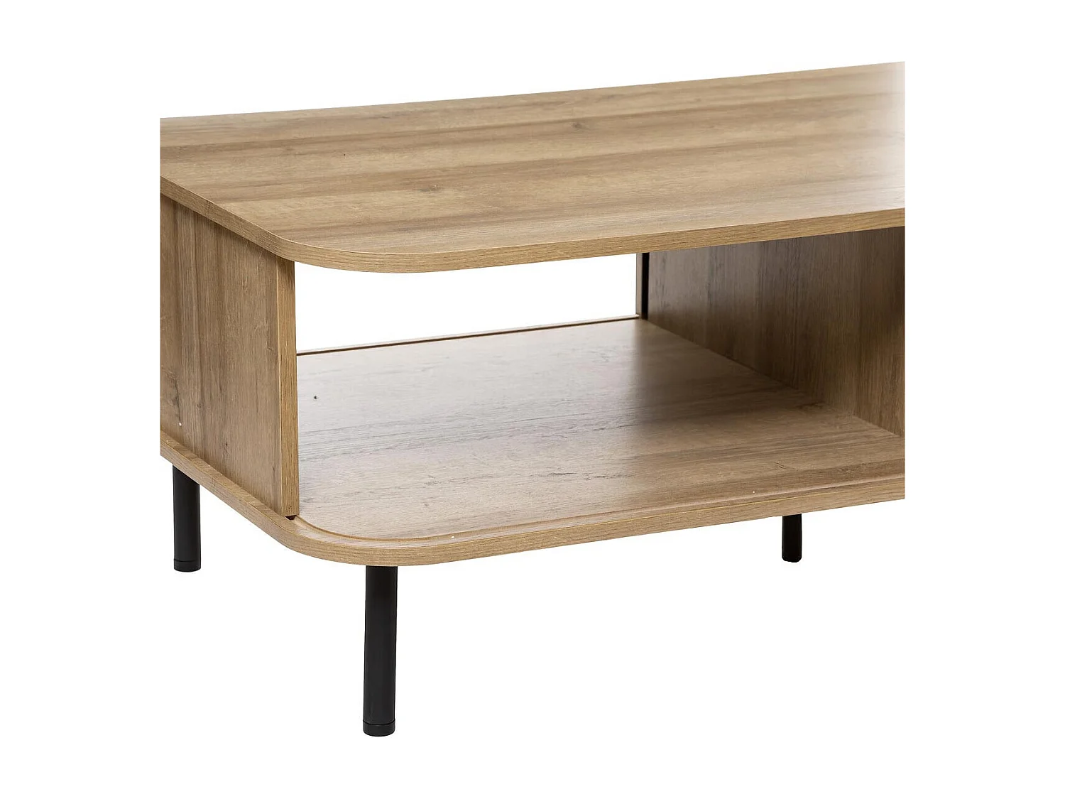 Table Basse 2 Portes "Colva" 120cm Beige