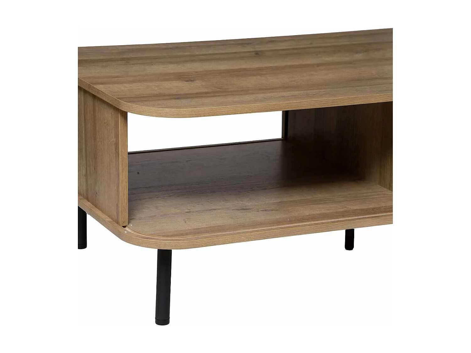 Table Basse 2 Portes "Colva" 120cm Beige