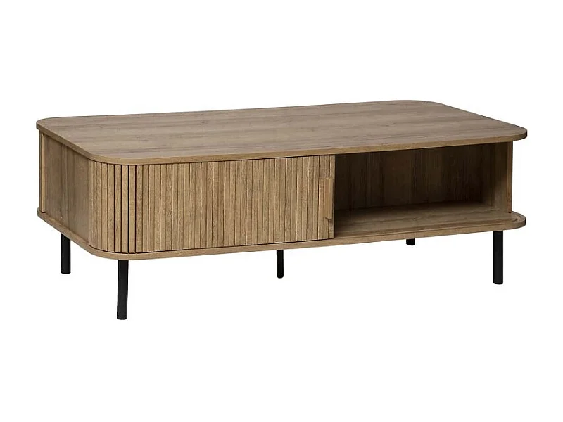 Table Basse 2 Portes "Colva" 120cm Beige