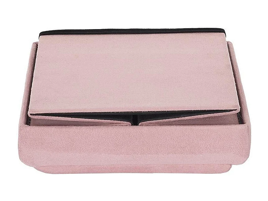 Coffre Pouf Pliable Compatible Brique Rose - Lot De Out Rose