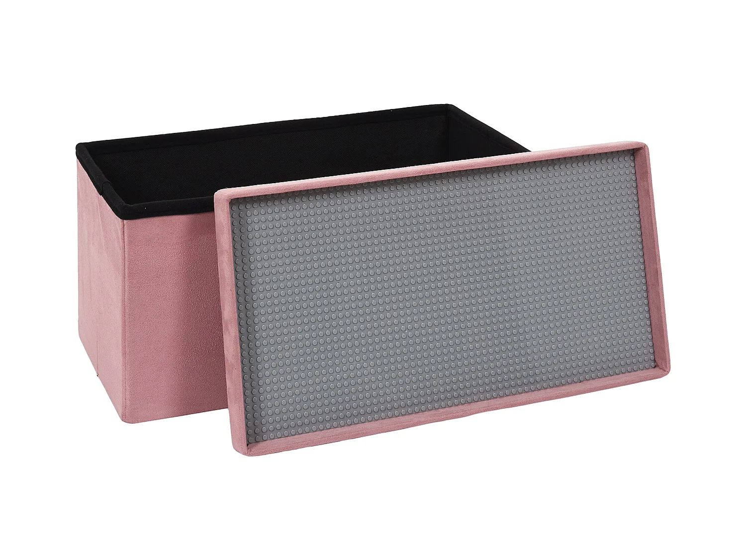 Coffre Banc Pliable Compatible Brique Rose
