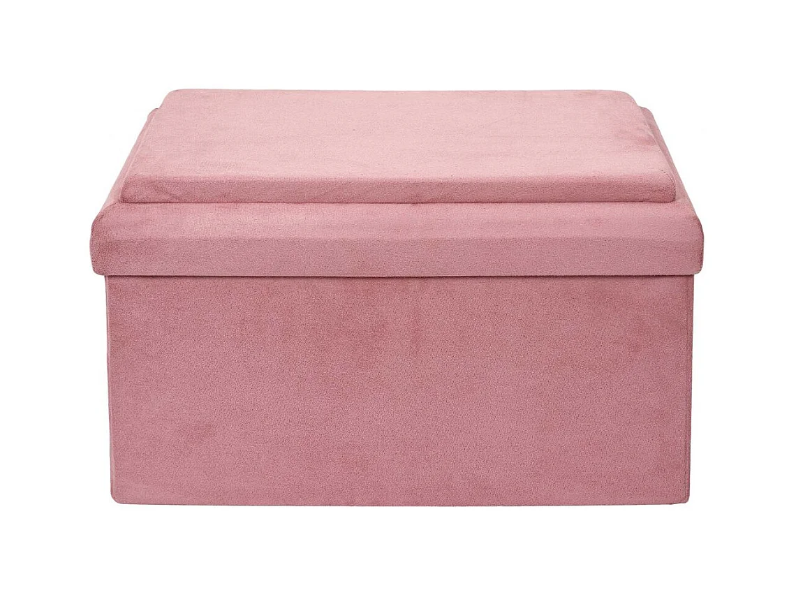 Coffre Banc Pliable Compatible Brique Rose