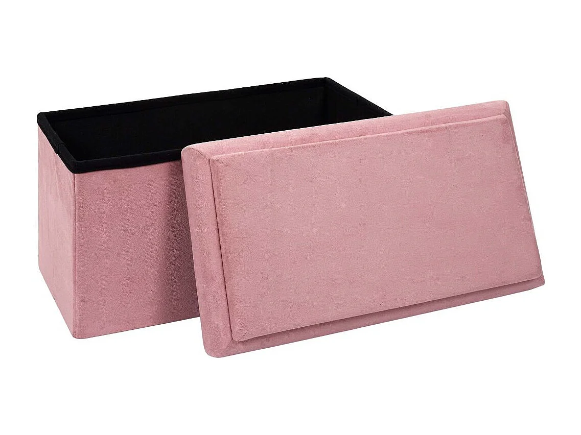 Coffre Banc Pliable Compatible Brique Rose