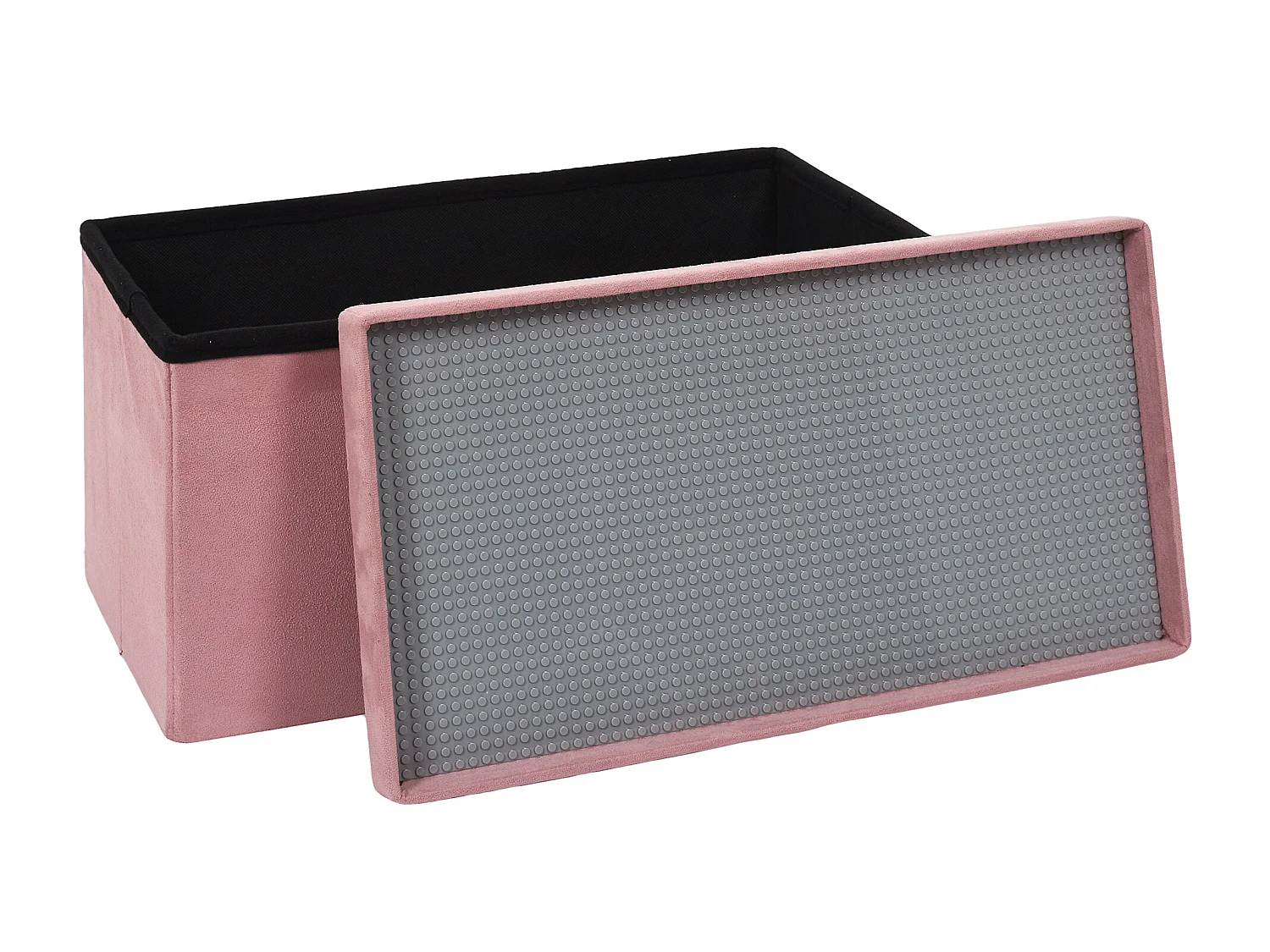 Coffre Banc Pliable Compatible Brique Rose
