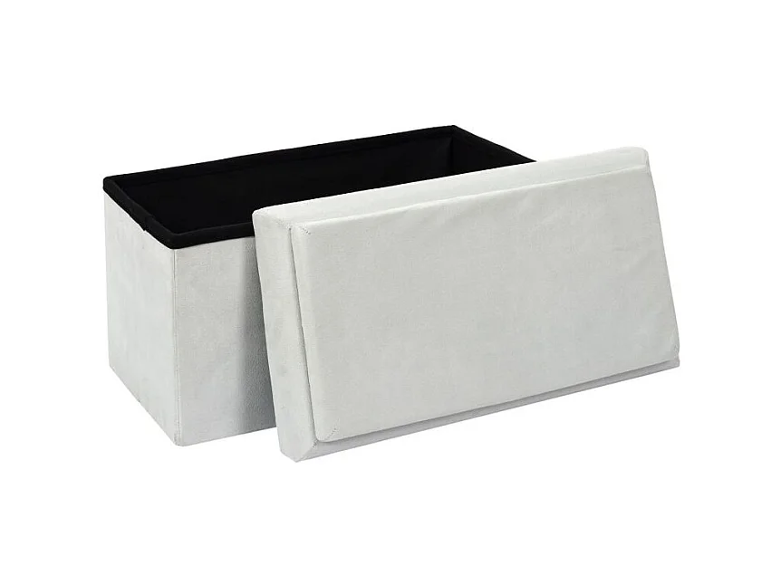 Banc & Coffre Pliable Enfant "Brique" 52cm Gris