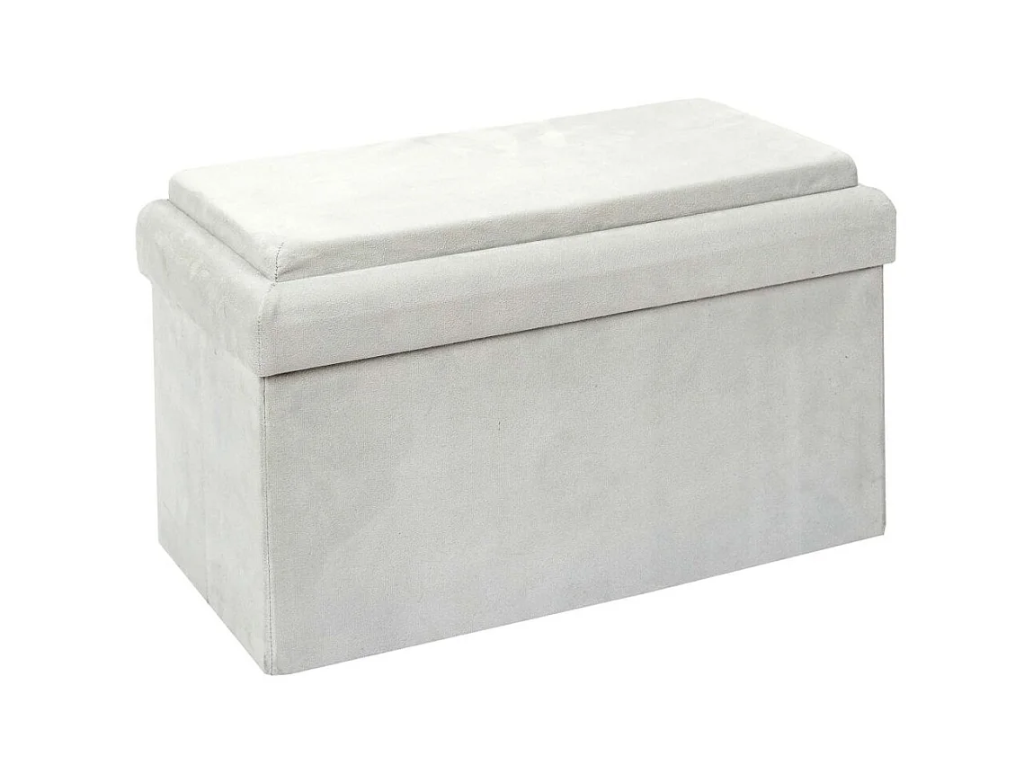 Banc & Coffre Pliable Enfant "Brique" 52cm Gris