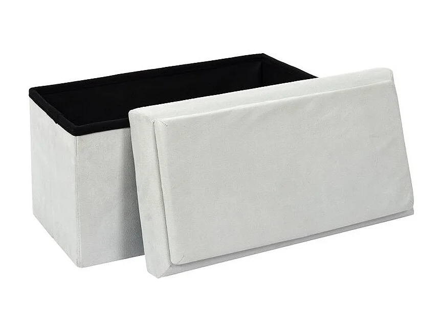 Banc & Coffre Pliable Enfant "Brique" 52cm Gris