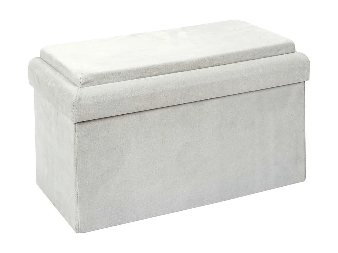 Banc & Coffre Pliable Enfant "Brique" 52cm Gris