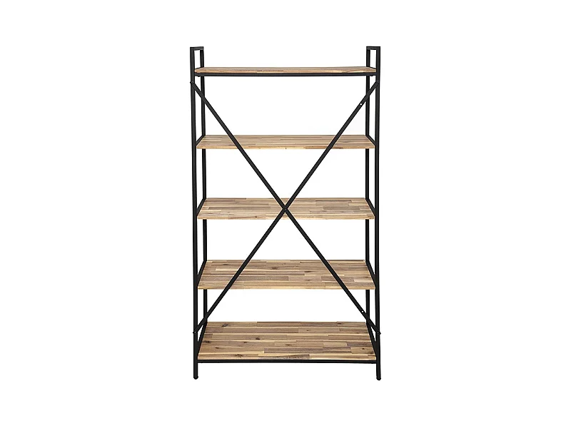 Étagère 5 Niveaux en Bois "Edena" 180cm Naturel