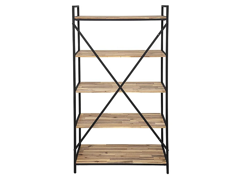 Étagère 5 Niveaux en Bois "Edena" 180cm Naturel