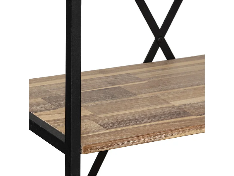 Étagère 5 Niveaux en Bois "Edena" 180cm Naturel