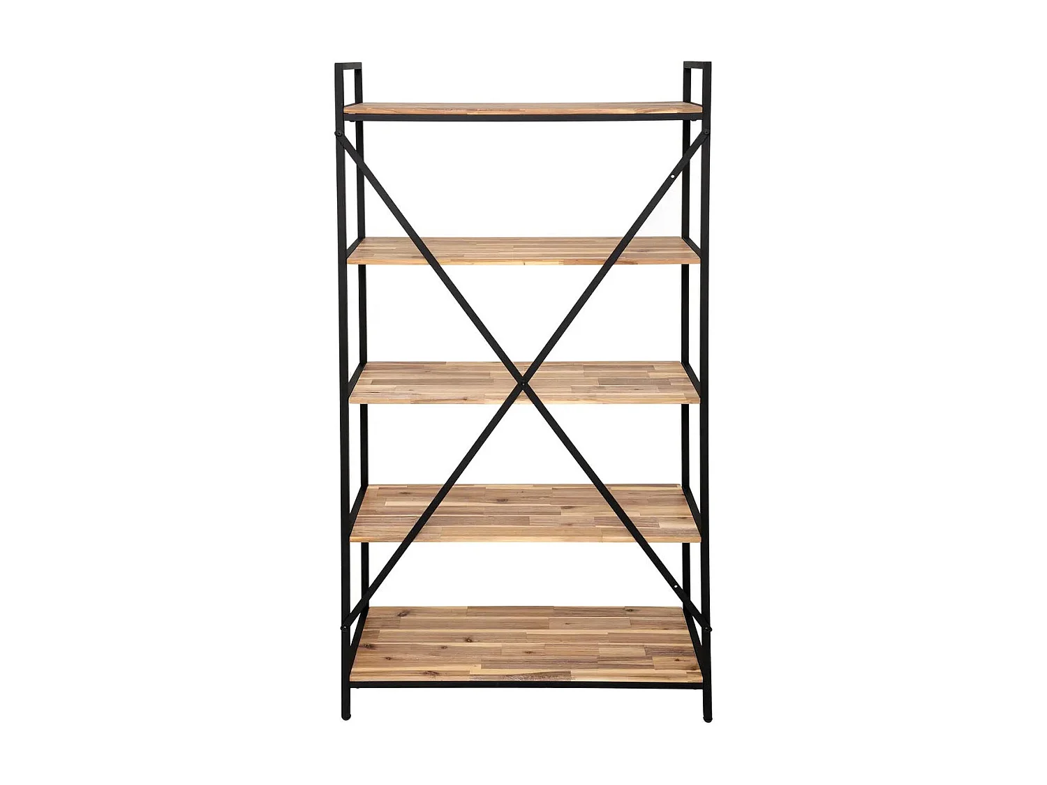 Étagère 5 Niveaux en Bois "Edena" 180cm Naturel