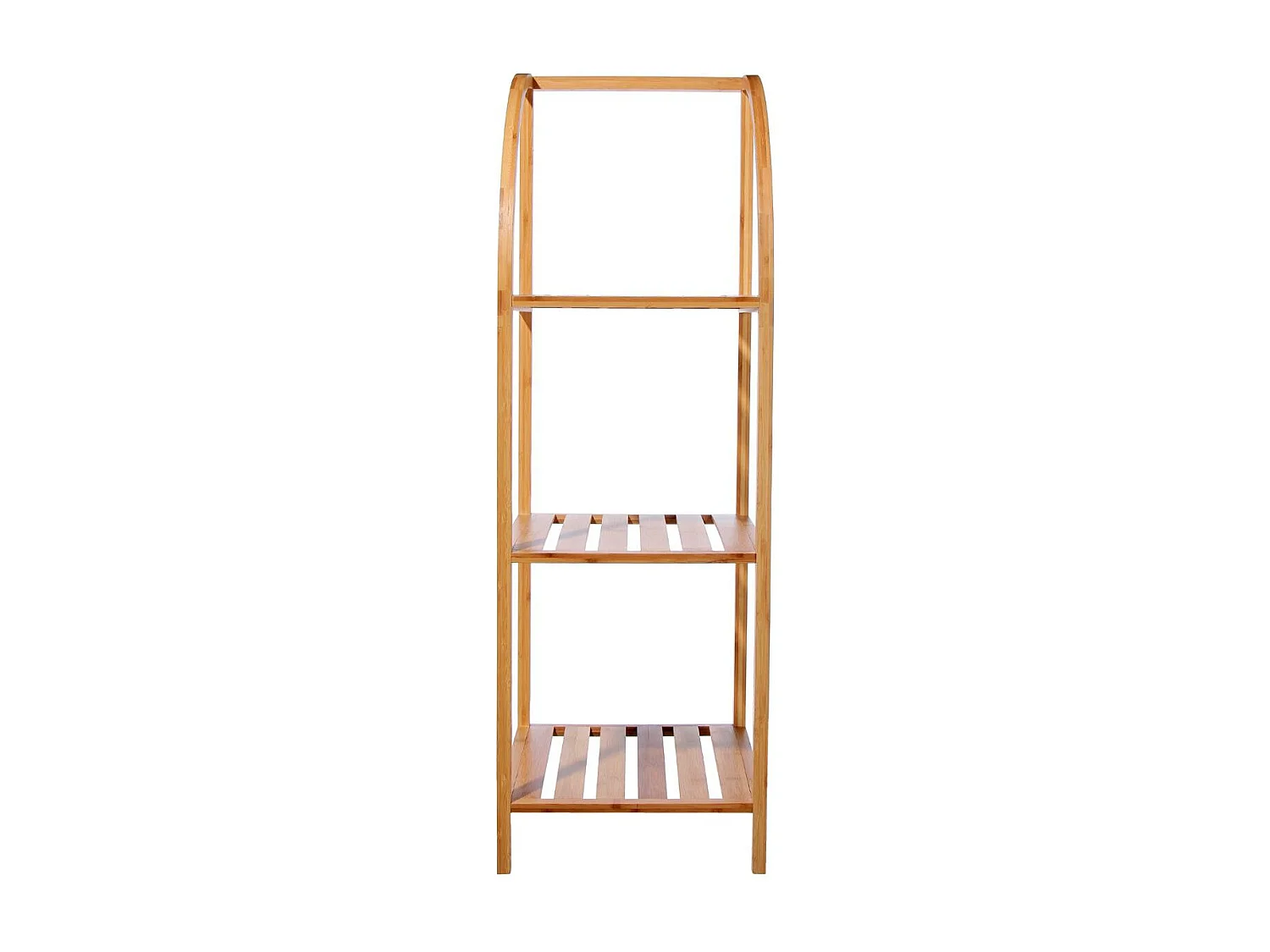 Étagère Arquée 3 Niveaux "Bambou" 110cm Naturel