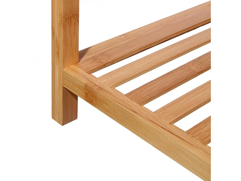 Étagère Arquée 3 Niveaux "Bambou" 110cm Naturel