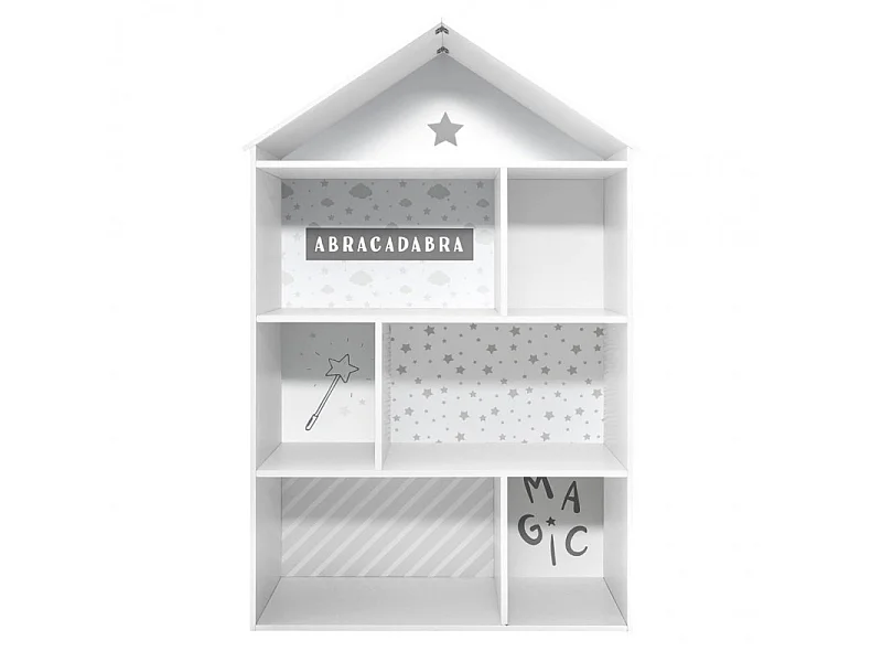 Etagère Casita MDF blanc Jolie 114x73.5x30 cm