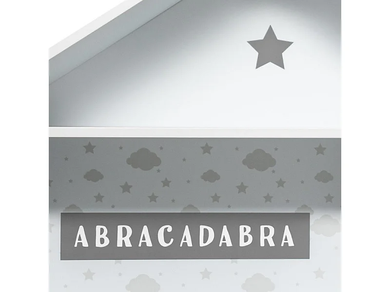 Etagère Casita MDF blanc Jolie 114x73.5x30 cm