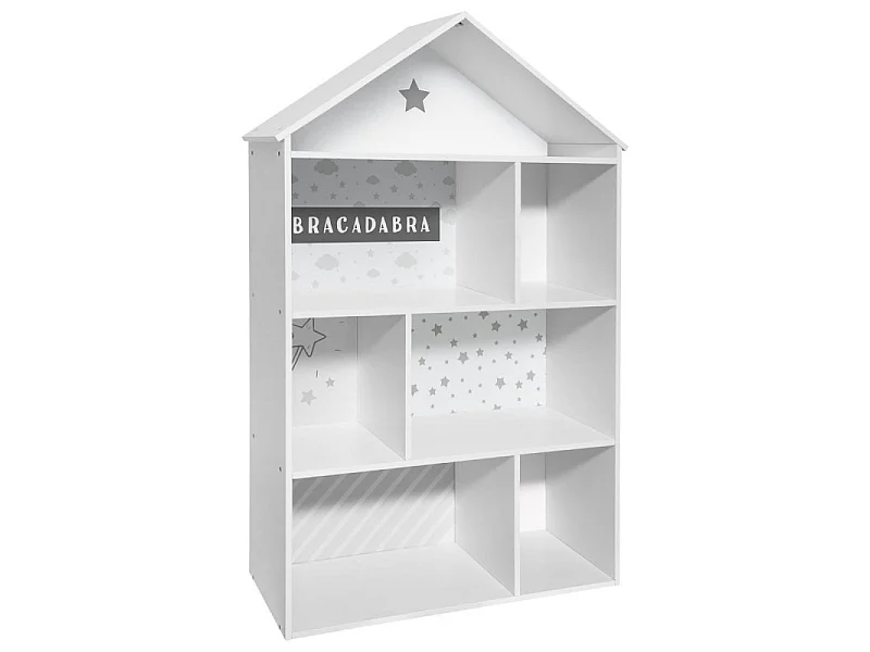 Etagère Casita MDF blanc Jolie 114x73.5x30 cm