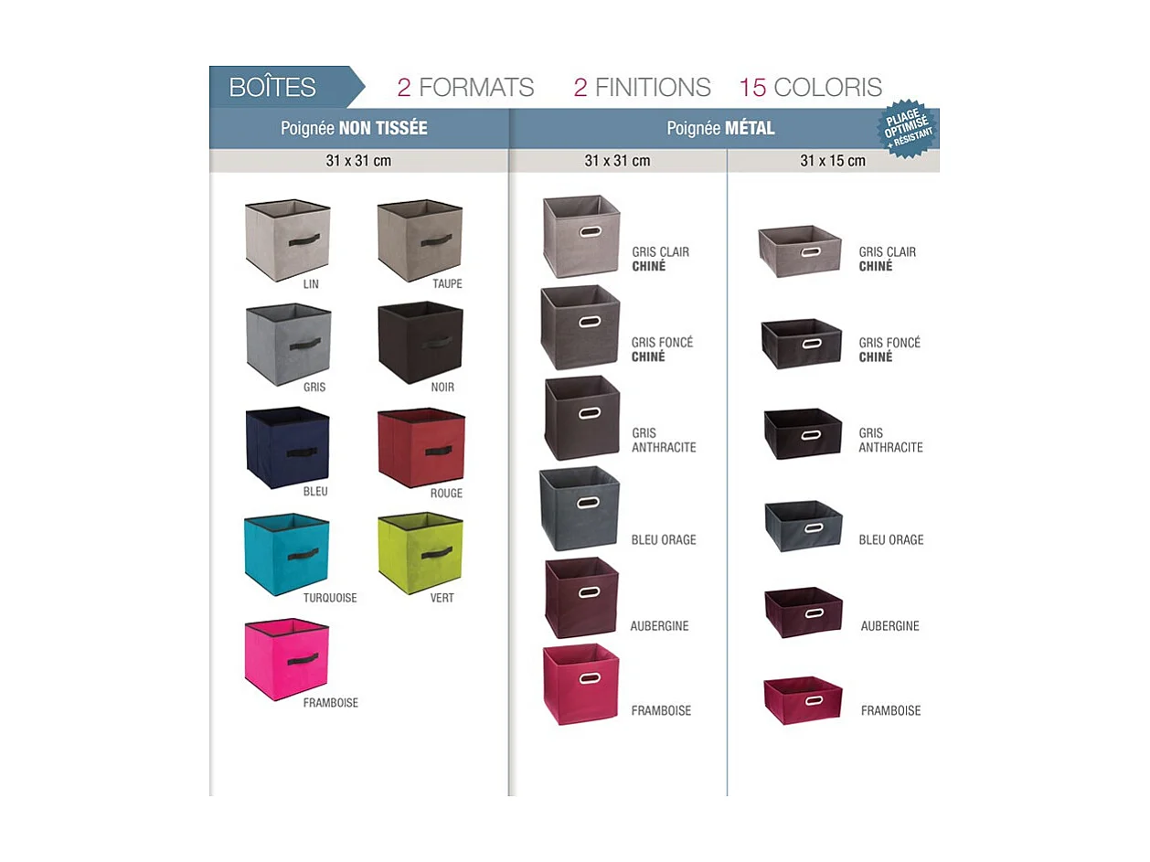 Estantería Medusa 4 compartimentos natural 67,6x32 cm