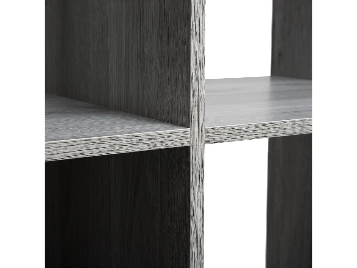Étagère 12 Cases "Mix n'Modul" 134cm Gris