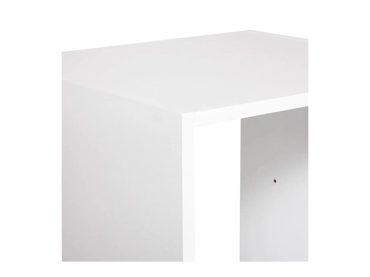 Estantería Five 4 niveles blanco 134x34,4x32 cm