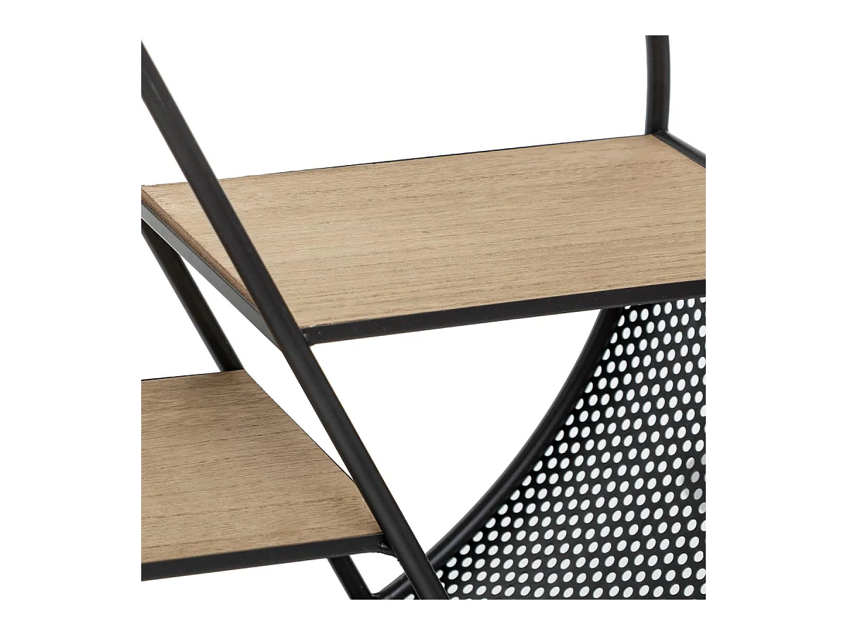 Étagère de rangement Ronde en métal  H 55.8 cm