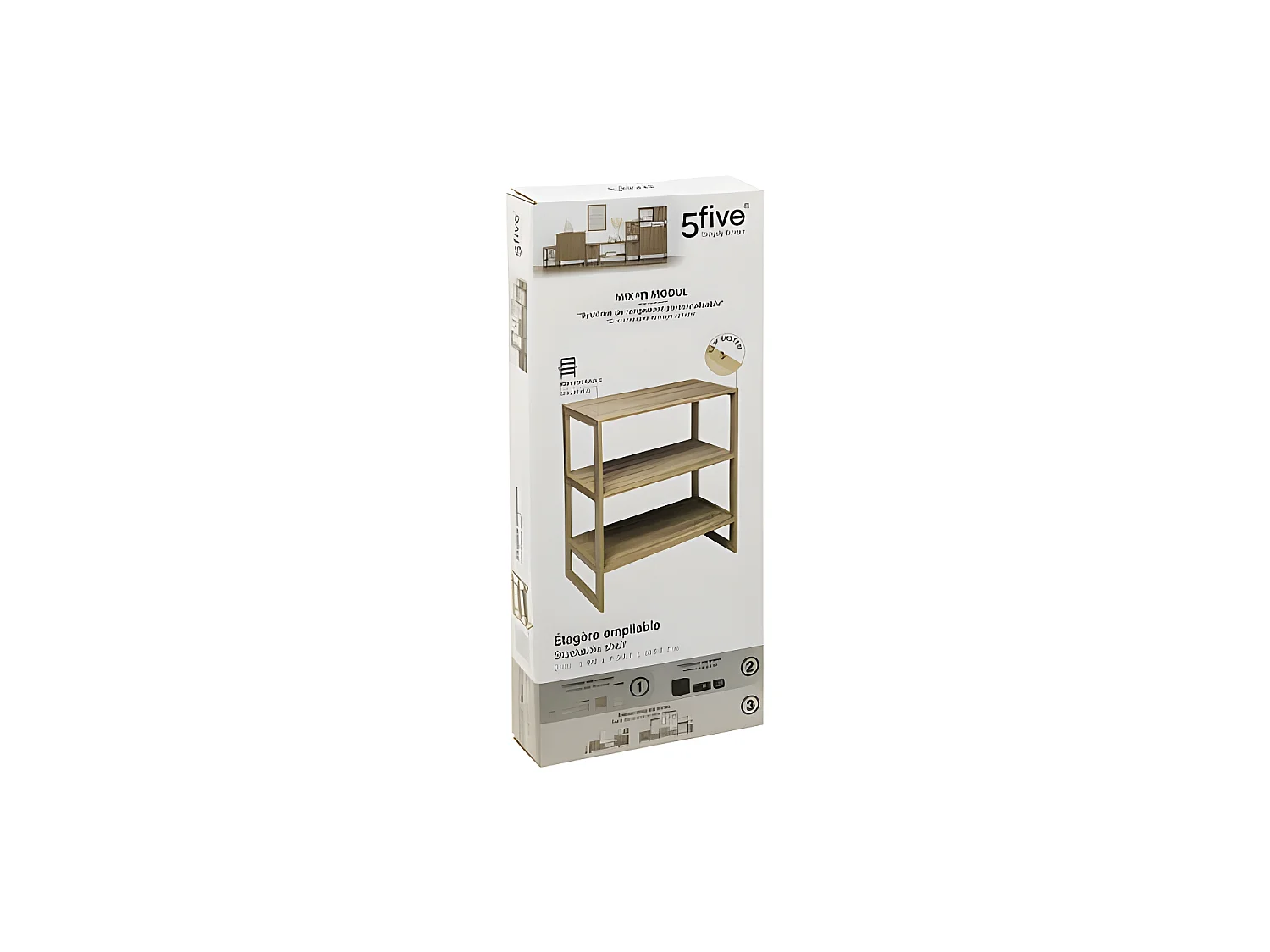 Meuble Etagère de rangement empilable L 69 x H 84 cm