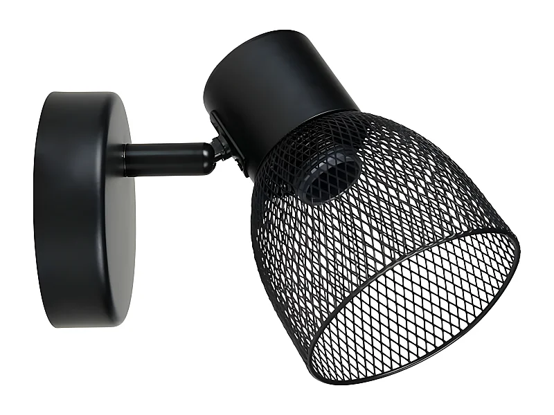 Spot Phenix en métal grillage noir Ostaria
