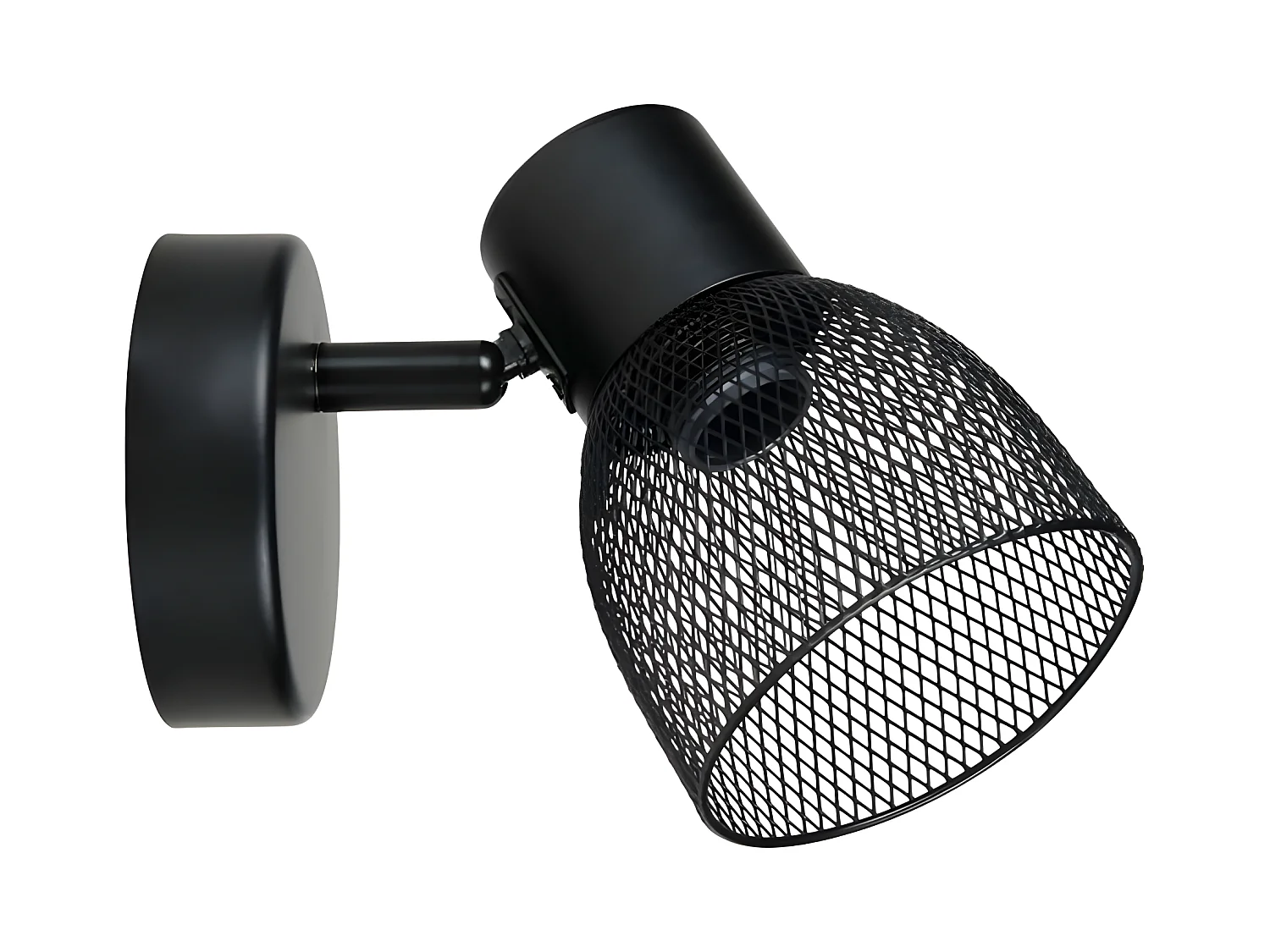 Spot Phenix en métal grillage noir Ostaria