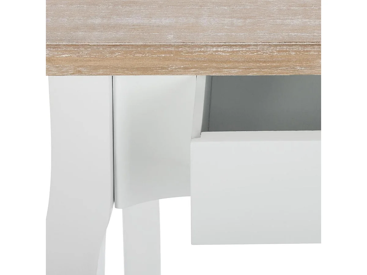 Console 2 Tiroirs "Chrysa" 86cm Naturel