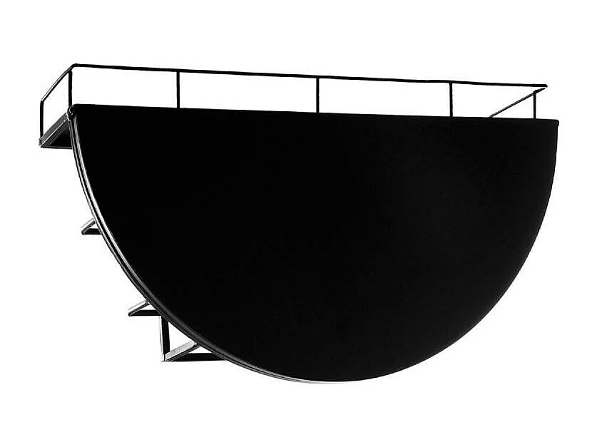 Étagère Murale Métal "Porte-Bouteille" 68cm Noir