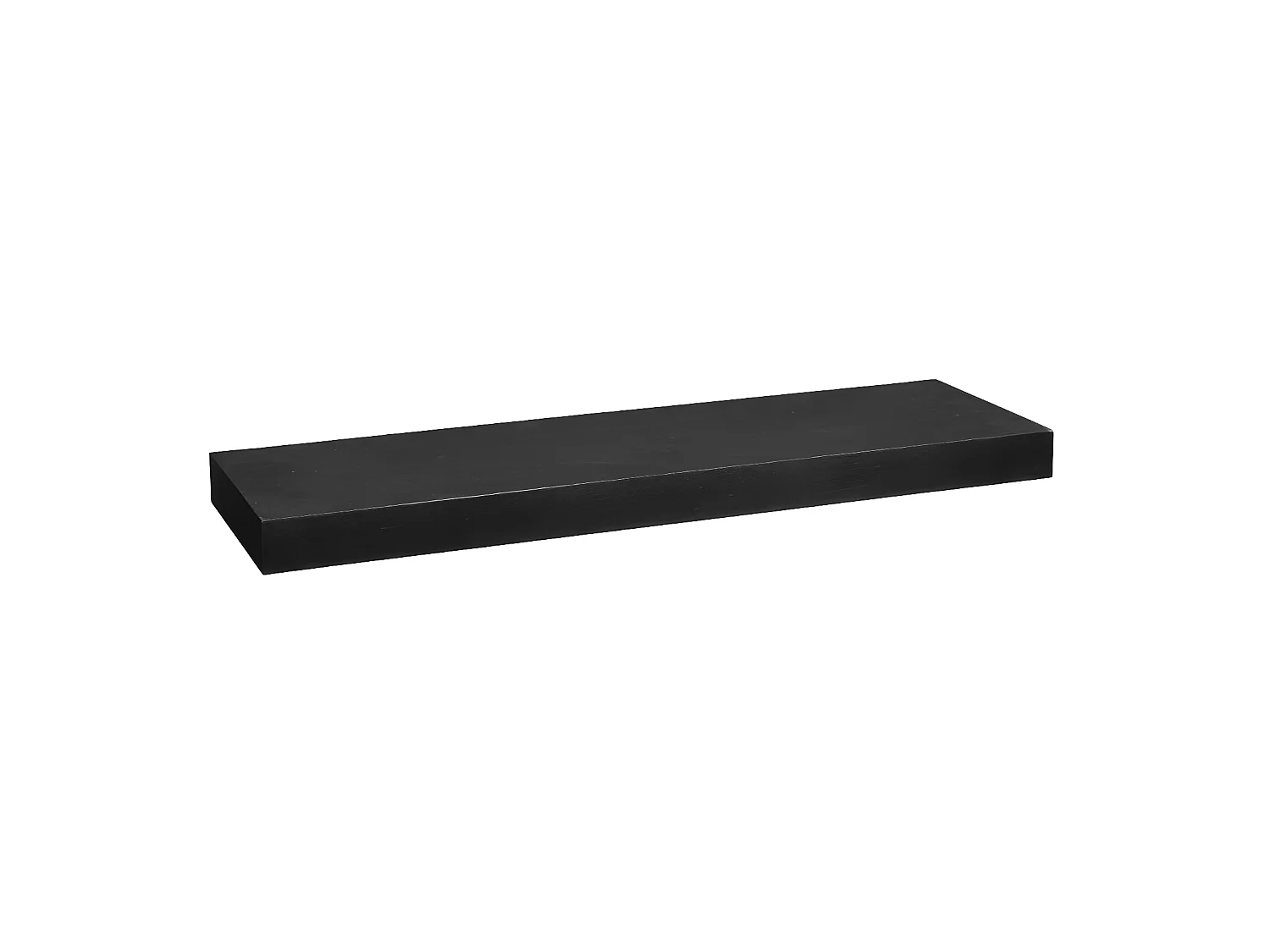 Étagère murale flottante coloris Noir L 60 cm Fixations invisibles