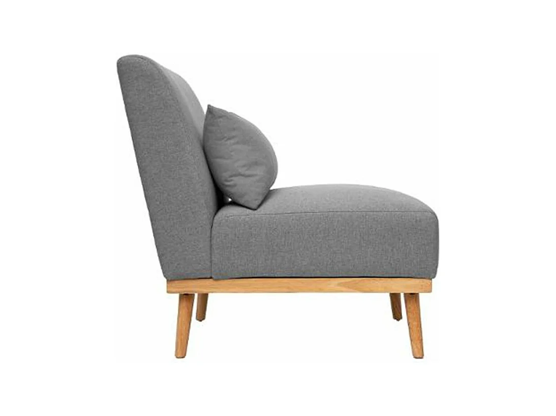 Fauteuil Design "Andria" 80cm Gris