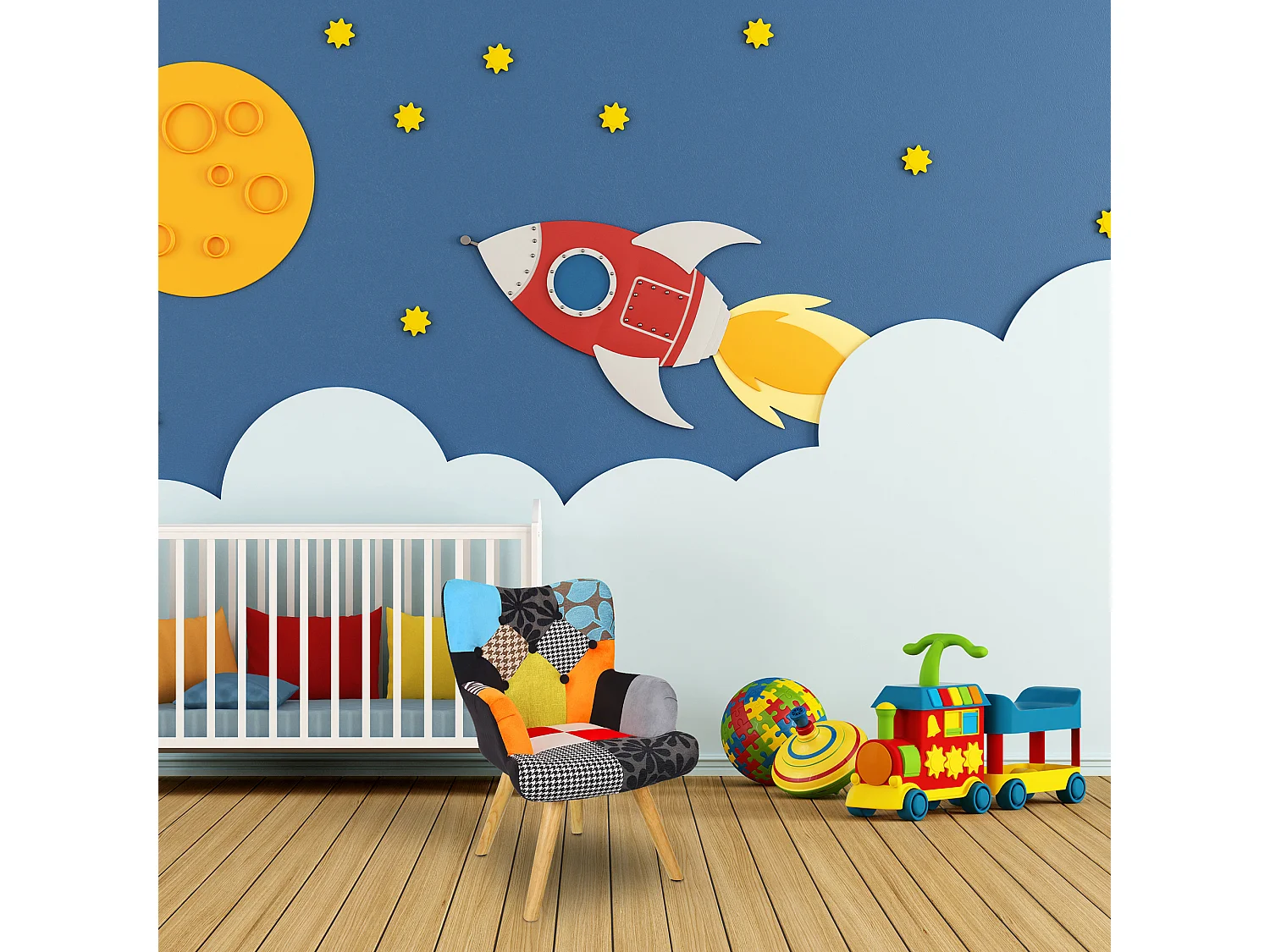 Fauteuil Helsinki Patchwork Enfant