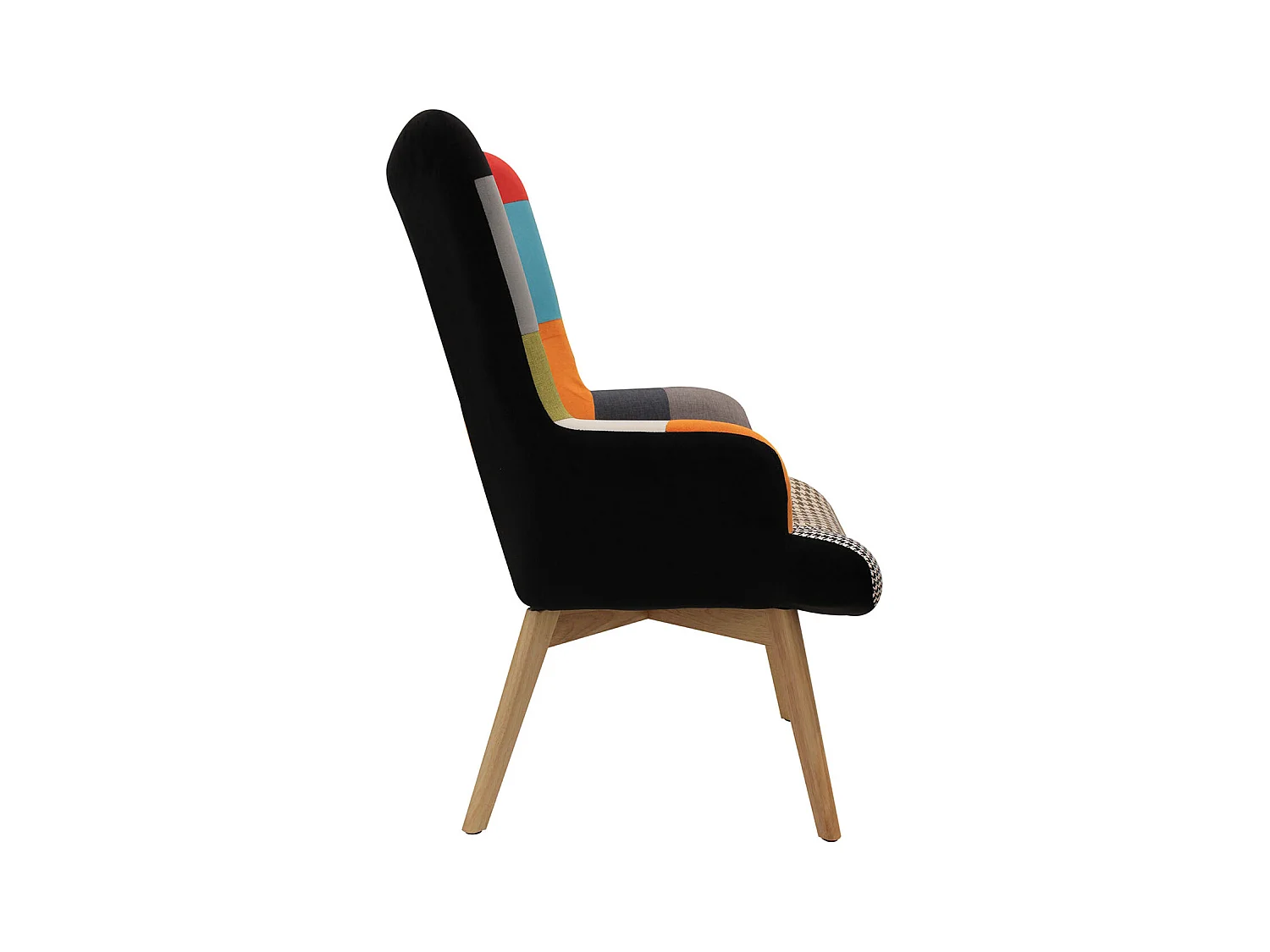 Fauteuil Helsinki Patchwork Multicolore