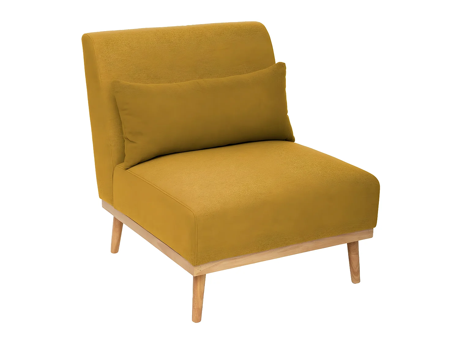 Fauteuil Design "Andria" 80cm Ocre