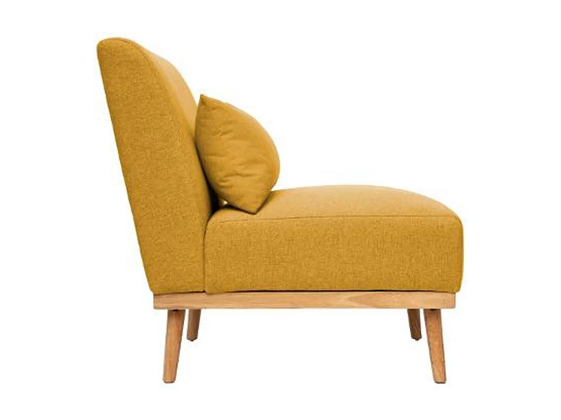 Fauteuil Design "Andria" 80cm Ocre