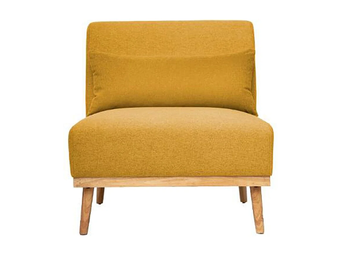 Fauteuil Design "Andria" 80cm Ocre