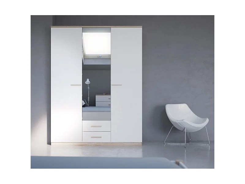 Roupeiro 3P+2G c/espelho Selena