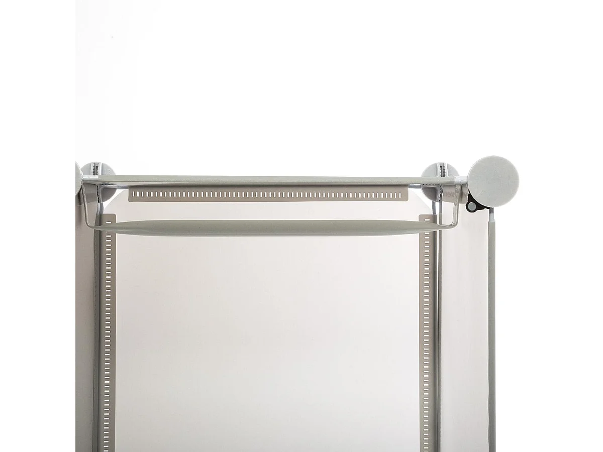 Armoire Penderie Enfants "Univers" 124cm Bleu