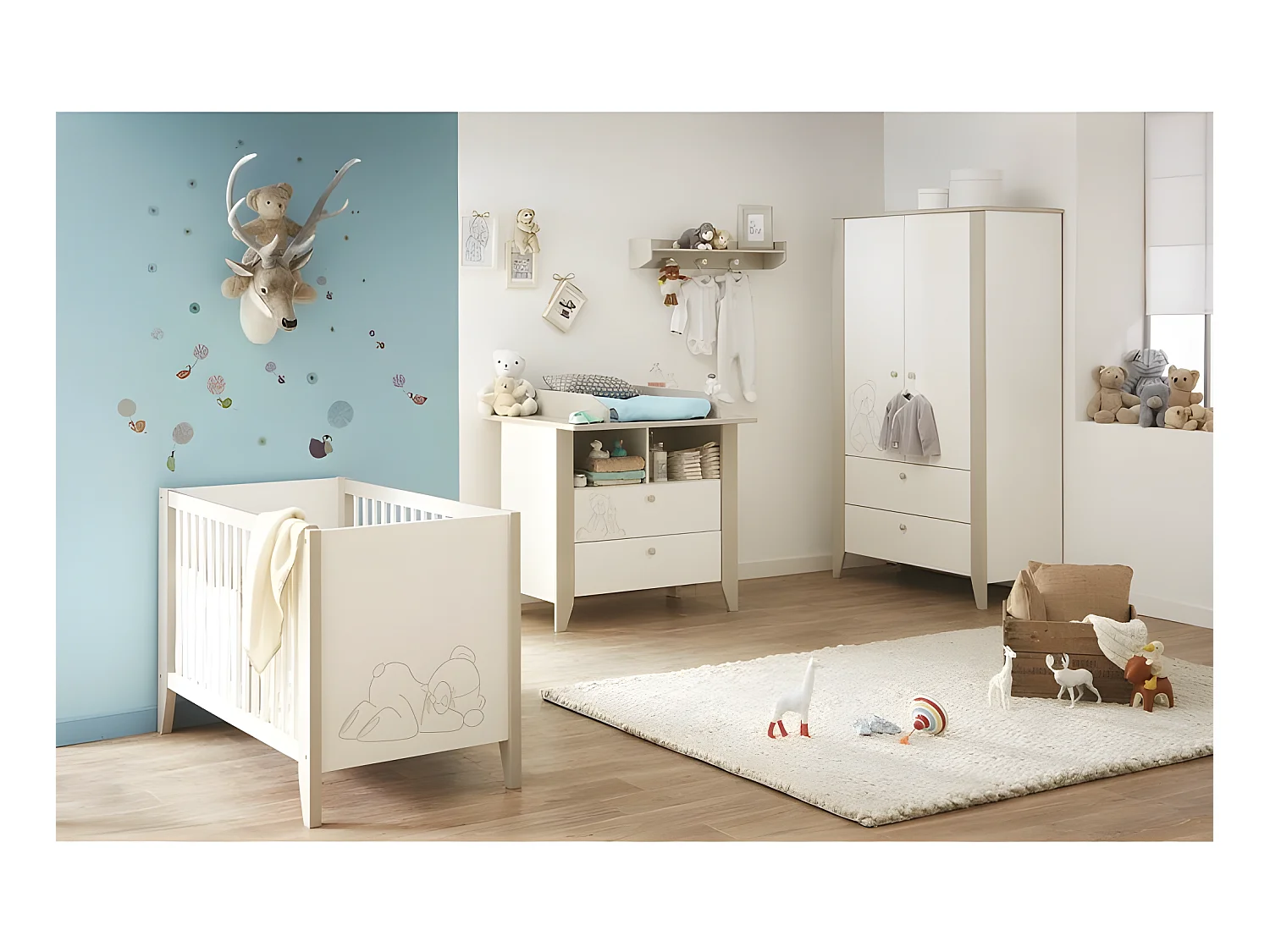 Armoire Teddy bear 2 portes