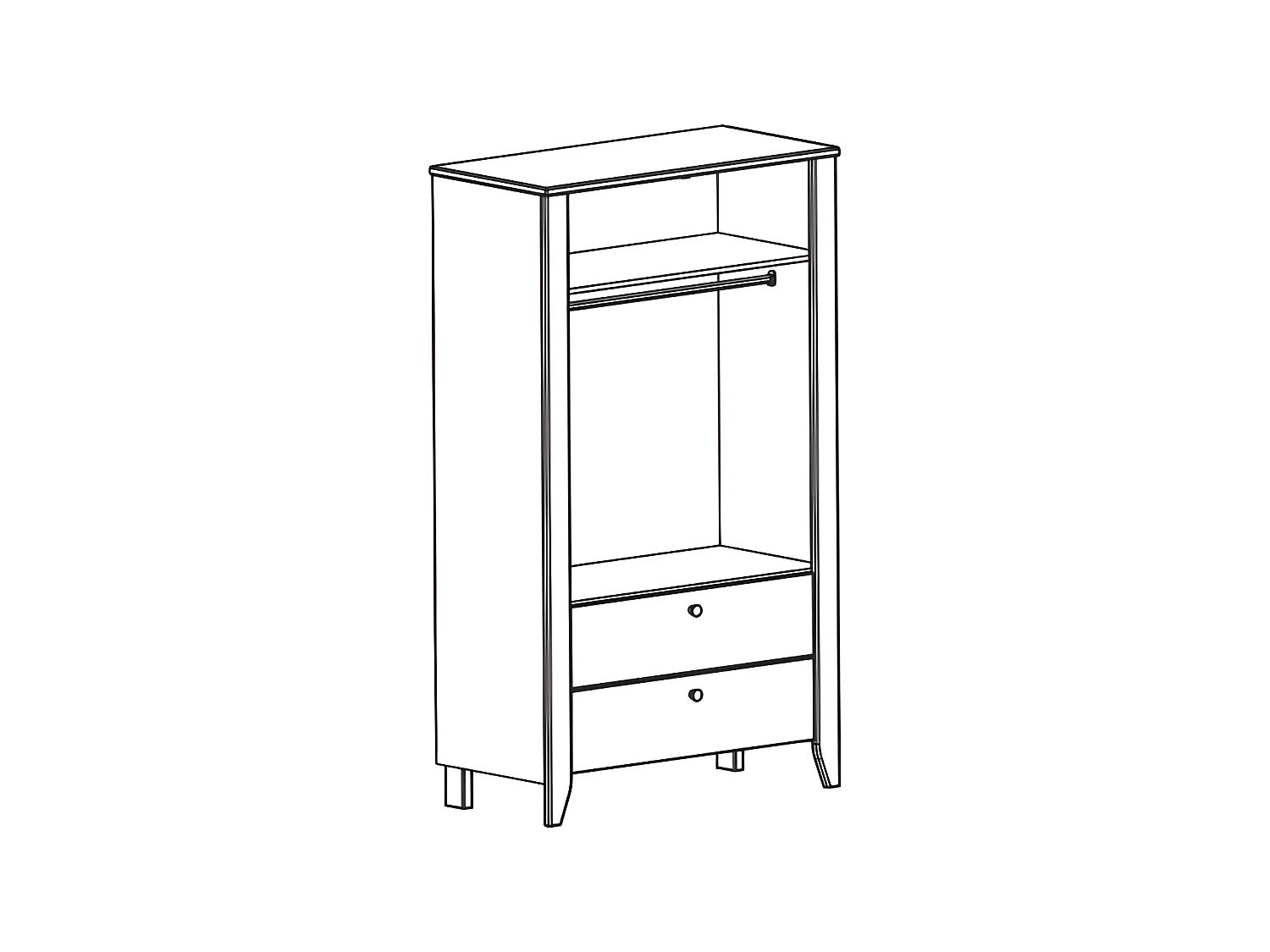 Armoire Teddy bear 2 portes