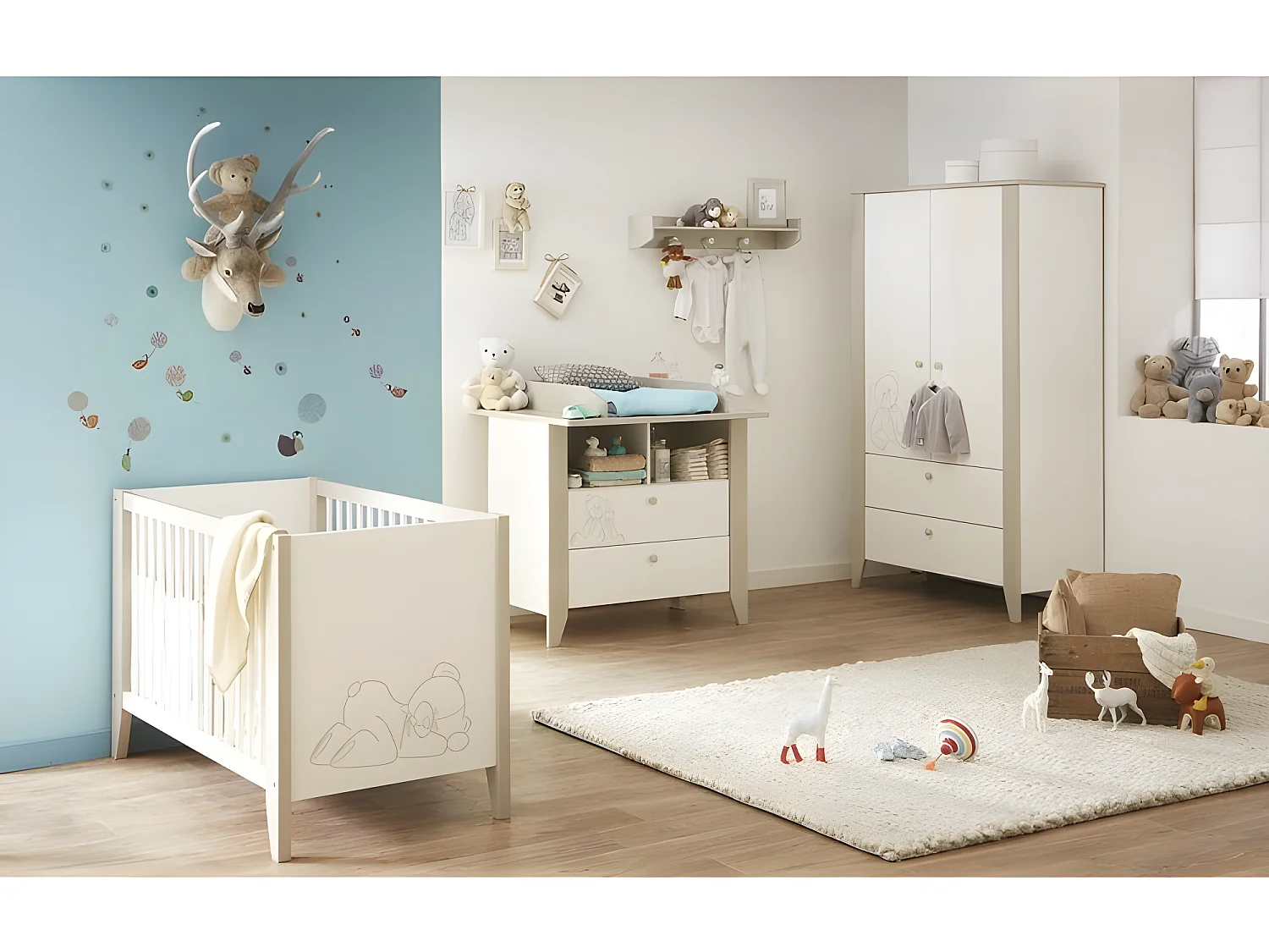 Armoire Teddy bear 2 portes
