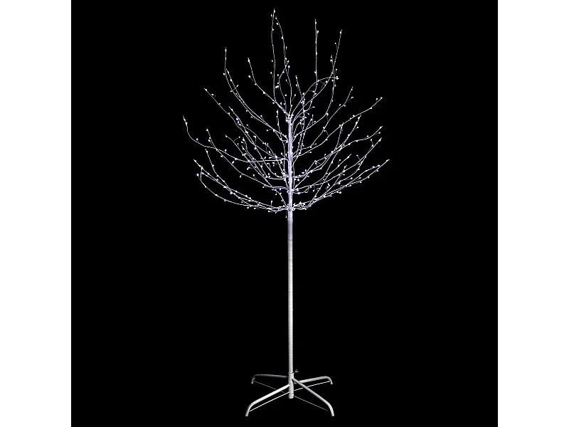 Déco de Noël Arbre lumineux  400 LED Blanc froid H 150 cm